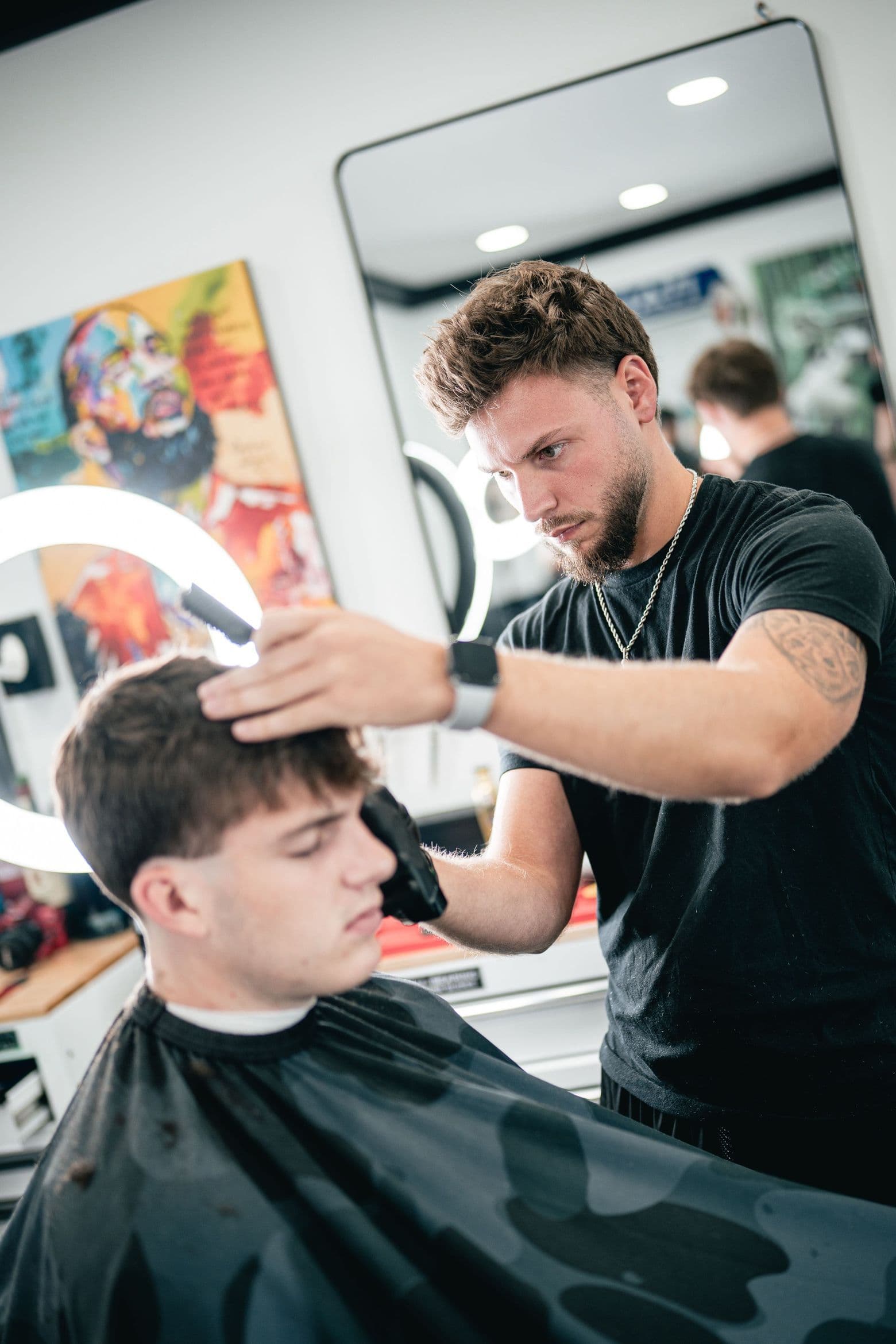 Don, barber at Colella Cutz Barber Studios in Cherry Hill, NJ